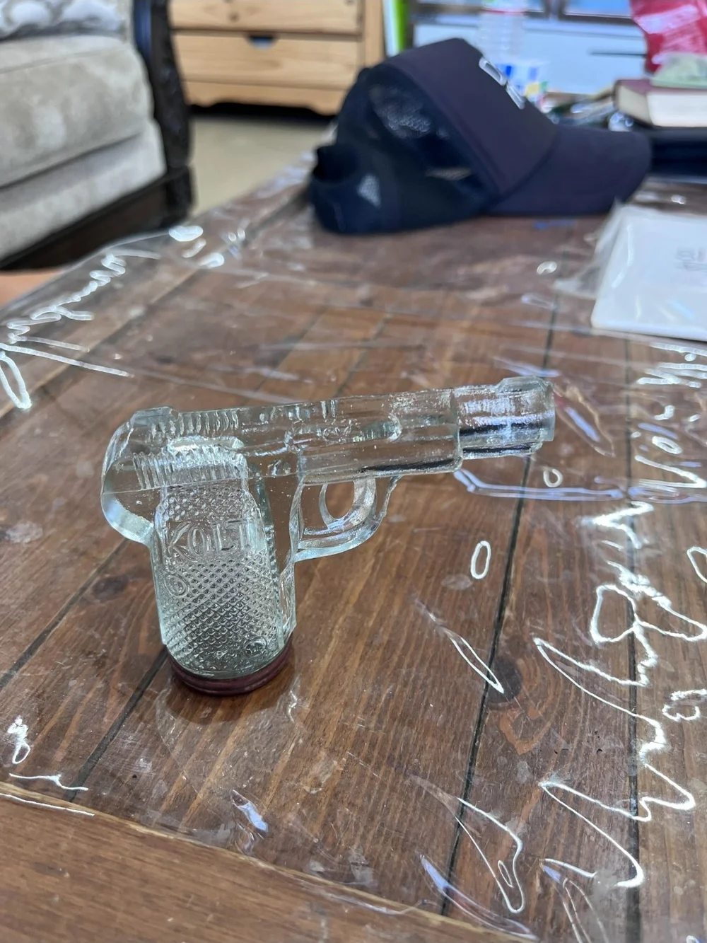 Avon Glass Pew Pew Bottle